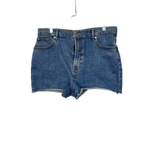 Everlane High Rise Denim Blue Cutoff Jean Shorts Size 31 Women's Casual Summer